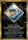 2024 Drew Pearson Leaf In the Game Used LEAF GOLD STARS PINK AUTOGRAPH AUTO 4/9 #LGS-DP1 Dallas Cowboys