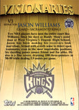 1999-00 Jason Williams Topps Stadium Club Chrome VISIONARIES REFRACTOR #V3 Sacramento Kings 2
