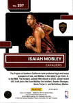 2022-23 Isaiah Mobley Donruss Optic RED DISCO RATED ROOKIE 38/75 RC #237 Cleveland Cavaliers