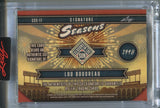 2025 Lou Boudreau Leaf Seasons in The Sun SIGNATURE SEASONS CUT AUTO 14/30 AUTOGRAPH #CSS-17 Cleveland Indians HOF