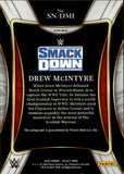 2022 Drew McIntyre Panini Select SIGNATURE SELECTIONS SHOCK AUTO AUTOGRAPH #SN-DMI Friday Night Smackdown