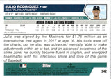 2022 Julio Rodriguez Topps Archives ROOKIE DRAFT PICKS RC #342 Seattle Mariners