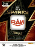 2023 Iyo Sky Panini Select WWE SPARKS HOLO SILVER SHIRT RELIC #SP-IYO Monday Night Raw