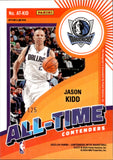 2023-24 Jason Kidd Panini Contenders Optic HOLO SILVER ALL-TIME CONTENDERS AUTO 081/125 AUTOGRAPH #AT-KID Dallas Mavericks HOF