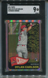 2021 Dylan Carlson Topps Chrome ROOKIE 1965 REDUX REFRACTOR RC SGC 9 #TH65-45 St. Louis Cardinals 5084