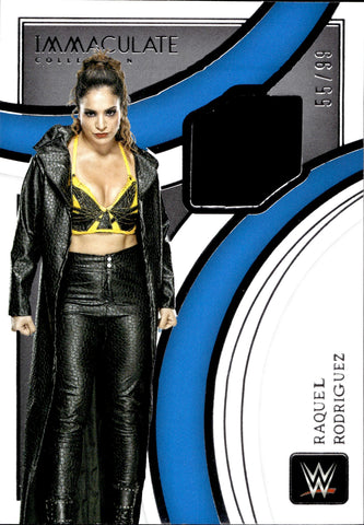 2022 Raquel Rodriguez Panini Immaculate WWE SUPERSTAR SWATCHES SHIRT 55/99 RELIC #SS-RQR Friday Night Smackdown