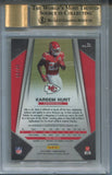 2017 Kareem Hunt Panini Prizm RED POWER ROOKIE AUTO 09/49 AUTOGRAPH BGS 9.5/10 #RA-KH Kansas City Chiefs 8463