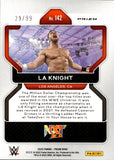 2022 LA Knight Panini Prizm WWE ORANGE 29/99 #142 NXT Friday Night Smackdown