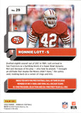 2022 Ronnie Lott Panini Donruss PRESS PASS SILVER 008/100 #29 San Francisco 49ers HOF