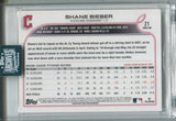 2024 Shane Bieber Topps Archives AUTO 64/75 AUTOGRAPH #21 Cleveland Guardians