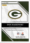 2023 Don Majkowski Panini Limited INK AUTO 15/49 AUTOGRAPH #LI-DM Green Bay Packers