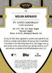 2024 Nolan Arenado Topps Tier One PURPLE 55/75 #62 St. Louis Cardinals