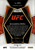 2022 Julianna Pena Panini Select UFC PREMIER LEVEL 32/49 TRI-COLOR #183 Bantamweight