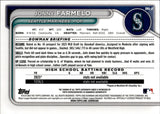 2024 Jonny Farmelo Bowman Chrome Mega Box BLUE REFRACTOR AUTO 048/150 AUTOGRAPH #BMA-JF Seattle Mariners