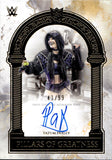 2025 Tatum Paxley Topps Royalty WWE PILLARS OF GREATNESS AUTO 43/99 AUTOGRAPH #PGS-TPS Friday Night Smackdown