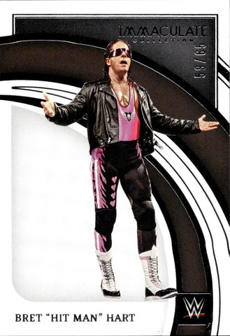 2022 Bret "The Hitman" Hart Panini Immaculate WWE 59/65 #20 WWE Legend