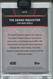 2024 The Grand Inquisitor Topps Chrome Black Star Wars EMBRACE THE DARK SIDE GOLD REFRACTOR 43/50 #ED-8