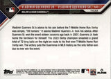 2023 Vladimir Guerrero Jr. & Sr. Topps Now 1ST FATHER/SON DUO TO BOTH WIN MLB HOME RUN DERBY #561 Toronto Blue Jays Anaheim Angels 4