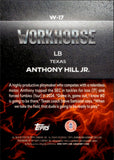 2025 Anthony Hill Jr. Bowman University Best ORANGE REFRACTOR WORKHORSE 08/25 #W-17 Tennessee Titans