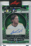 2025 Luka Modric Leaf Sports Heroes GREEN CRACKED ICE ALL DECADE TEAM AUTO 8/8 AUTOGRAPH #D10-LM1 AC Milan