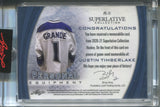 2021 Justin Timberlake Leaf Superlative Collection PERSONAL EQUIPMENT 6 PIECE PATCH 4/7 RELIC #PE-11 Los Angeles Kings