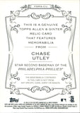 2015 Chase Utley Topps Allen & Ginter JERSEY RELIC #FSRA-CU Philadelphia Philles