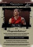 2024 Jason Williams Leaf Metal CLASSIC ART SIGNATURE SERIES AUTO 1/1 ONE OF ONE AUTOGRAPH #CA-JW3 Miami Heat