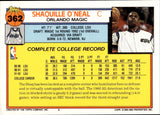 1992-93 Shaquille O'Neal Topps ROOKIE RC #362 Orlando Magic HOF 4