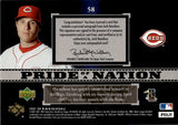2007 Josh Hamilton Upper Deck Black PRIDE OF A NATION ROOKIE AUTO 58/99 AUTOGRAPH RC #58 Cincinnati Reds