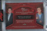 2025 Bryan Cranston Frankie Muniz Leaf Red Carpet BLUE FOIL DUAL AUTO 2/3 AUTOGRAPH #DA-4 Maclolm in the Middle