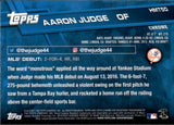2017 Aaron Judge Topps Chrome Update TARGET EXCLUSIVE ROOKIE RC #HMT50 New York Yankees