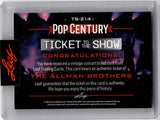 2023 The Allman Brothers Leaf Pop Century TICKET TO THE SHOW RELIC STUB #TS-214