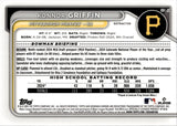 2024 Konnor Griffin Bowman Chrome Draft 1ST BOWMAN REFRACTOR #BDC-22 Pittsburgh Pirates 7