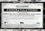 2022 Eric Hosmer Topps Museum Collection GOLD SIGNATURE SWATCHES DUAL JERSEY AUTO 02/25 AUTOGRAPH RELIC #SWDRA-EH San Diego Padres