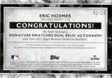 2022 Eric Hosmer Topps Museum Collection GOLD SIGNATURE SWATCHES DUAL JERSEY AUTO 02/25 AUTOGRAPH RELIC #SWDRA-EH San Diego Padres