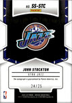 2024-25 John Stockton Panini Mosaic SHOWTIME SIGNATURES AUTO 24/25 AUTOGRAPH #SS-STC Utah Jazz HOF
