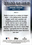 2022 Shohei Ohtani Topps Series 1 STARS OF MLB CHROME #SMLBC-24 Anaheim Angels