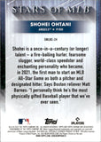 2022 Shohei Ohtani Topps Series 1 STARS OF MLB CHROME #SMLBC-24 Anaheim Angels