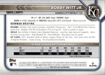 2022 Bobby Witt Jr. Bowman Chrome ROOKIE RC #77 Kansas City Royals