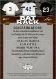 2024 Harold Baines Ron Kittle Robin Ventura Leaf Lumber PURPLE BAT RACK BAT 7/7 RELIC #BR3-2 Chicago White Sox