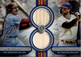 2024 Bryce Harper Mike Schmidt Topps Tribute BLUE FOIL DUAL BAT 118/150 RELIC #DR2-SH Philadelphia Phillies