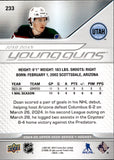 2024-25 Josh Doan Upper Deck Series 1 YOUNG GUNS ROOKIE RC #233 Utah Mammoth