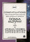 2019 Donna Murphy as Anji Rittenhouse Star Trek InfleXions STARFLEET'S FINEST AUTO AUTOGRAPH #A107 Insurrection
