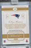 2025 TreVeyon Henderson Panini Flawless RUBY RED ROOKIE 06/25 #23 New England Patriots