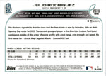 2022 Julio Rodriguez Topps Chrome Update Series ROOKIE RC #USC150 Seattle Mariners 7