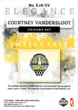 2025 Courtney Vandersloot Panini Impeccable WNBA ELEGANCE JERSEY AUTO 26/99 AUTOGRAPH RELIC #EJA-CV Chicago Sky
