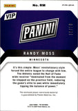 2026 Randy Moss Panini National Convention VIP GOLD PATCH 10/10 #RM Minnesota Vikings HOF