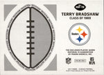 2017 Terry Bradshaw Panini Classics CANTON COLLECTIONS PATCH 33/50 RELIC #HOF-TB Pittsburgh Steelers HOF