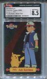 1999 Ash Ketchum Series 1 TV1 FOURTH PRINT SILVER FOIL Pokemon TCG CGC 8.5 5015