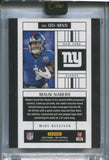2024 Malik Nabers Panini One ROOKIE ORIGINALS RC #OO-MNS New York Giants